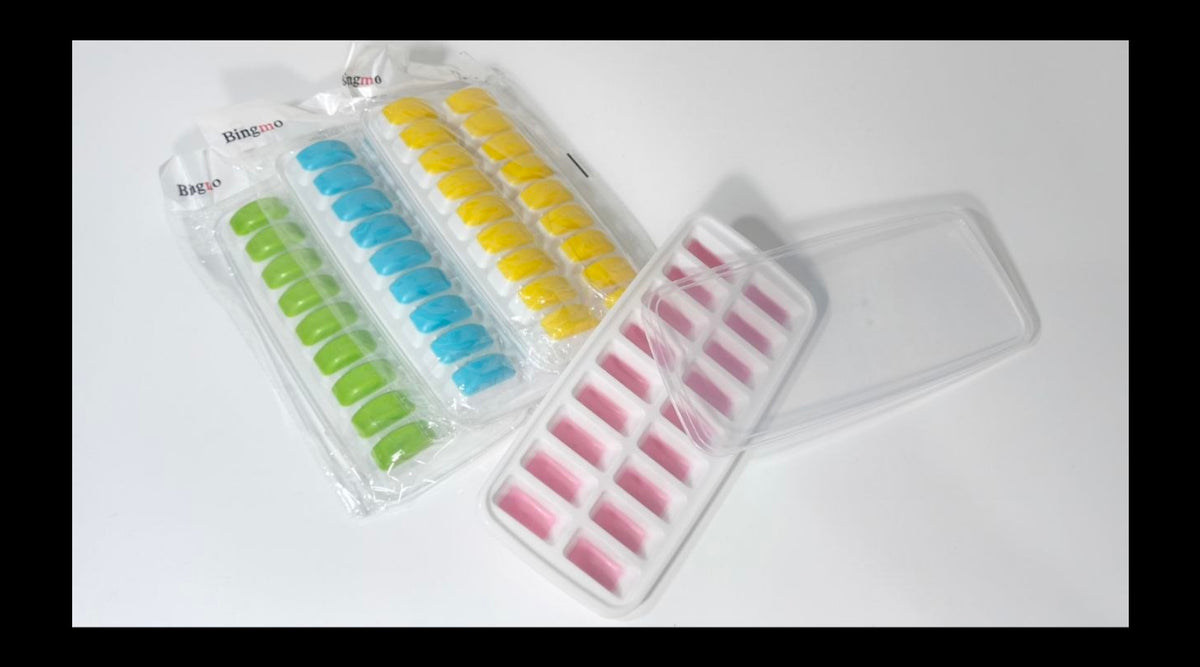 Silicone Ice Drawer with Plastic Cover