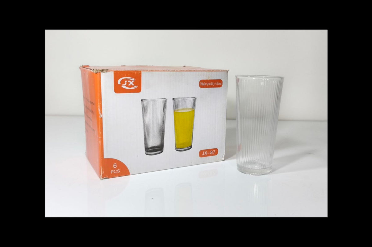 Nestasia Set of 6 Tall Glass Cups