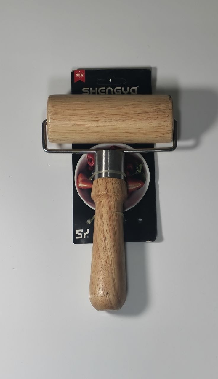 T-Shaped Wooden Pastry Roller