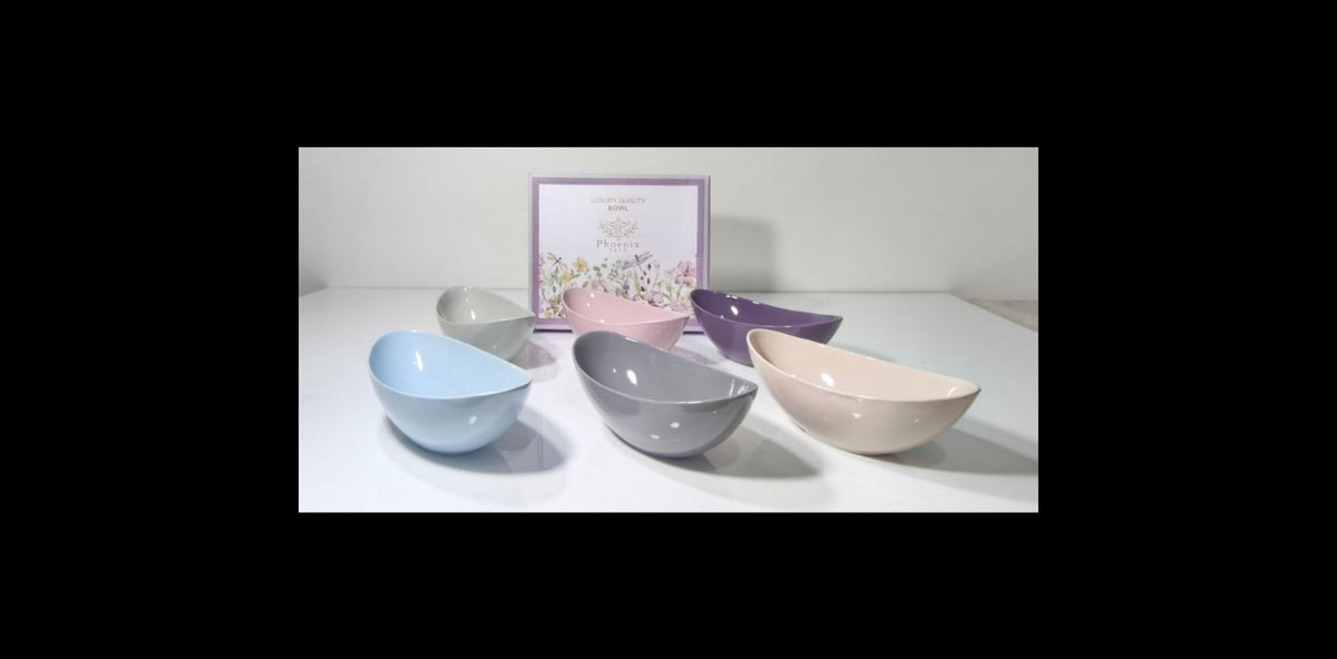 Phoenix Premium Ceramic Elliptical Shape Bowls