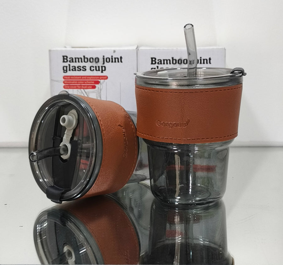 Bamboo Joint glass cup