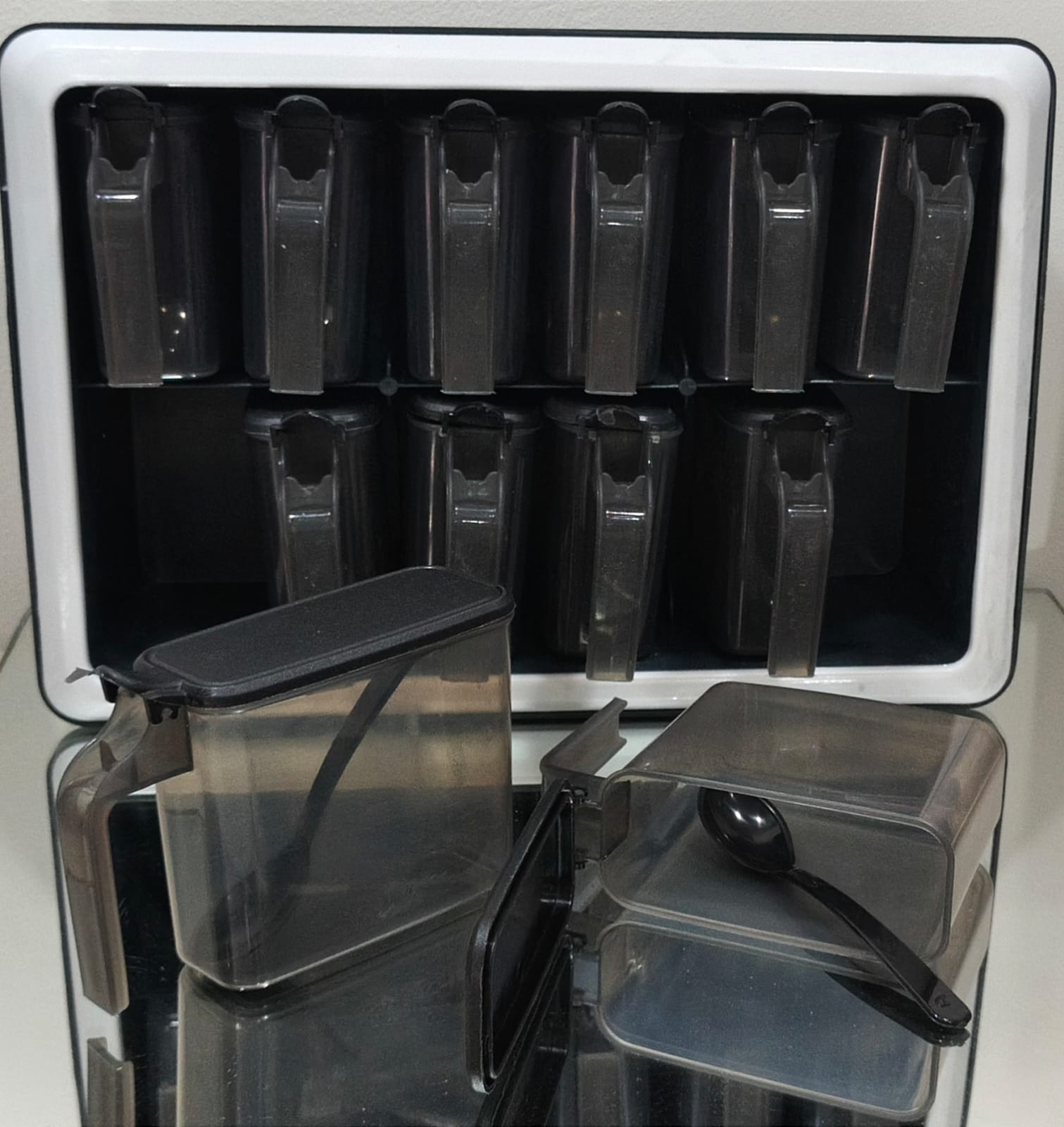 Spice Container Organizer Set